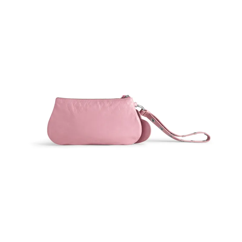Balenciaga Le Cagole Sheepskin Storage Bag Women's Pink-3