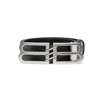 Balenciaga BB Monogram Reversible Belt