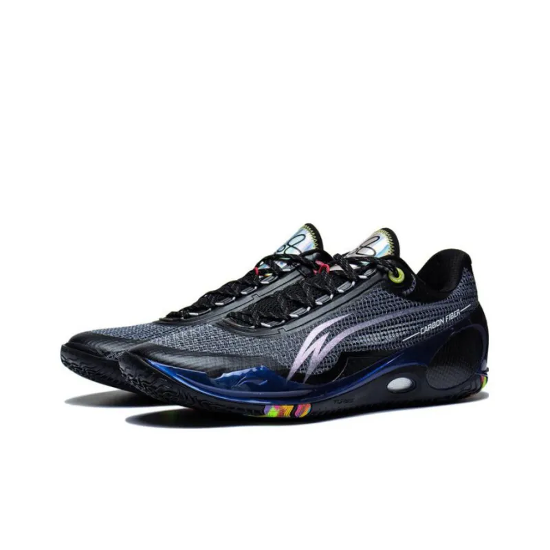 LiNing Wade 808 Ultra Cushioning Wear Resistant Low Top Basketball Shoes Men's Black-2