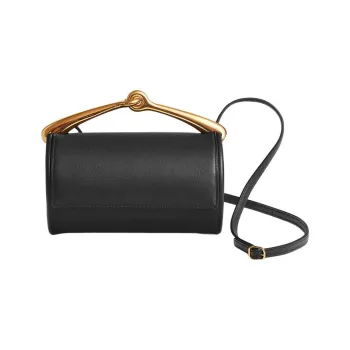 HERMES Maximors Volupto Calfskin Crossbody Bag Shoulder Bag Women's 89Noir Black