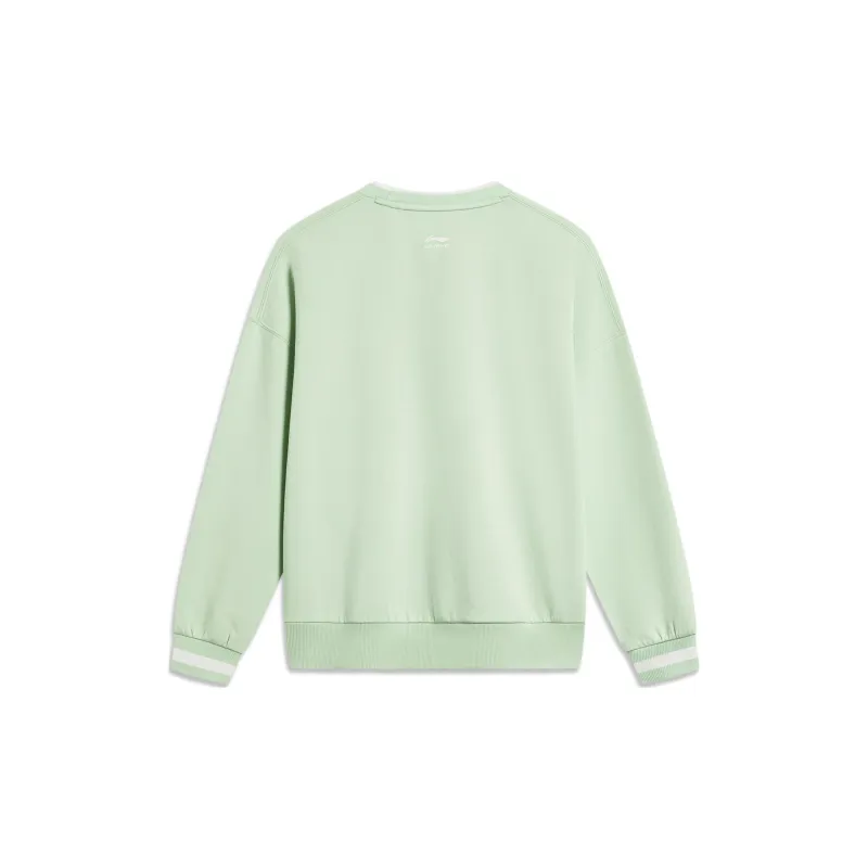 LiNing Sports Life Collection Sweatshirt Women's Bamboo Green-1