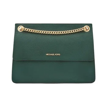 MICHAEL KORS Kathy Cow Leather Small Square Bag Shoulder Bag Crossbody Bag Medium Size Women's Dark Green