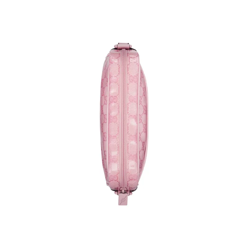 GUCCI Crystal Leather Binding Crossbody Bag Shoulder Bag Men's Pink-4