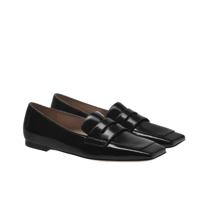 GIANVITO ROSSI Christina Loafers Women's Black-2