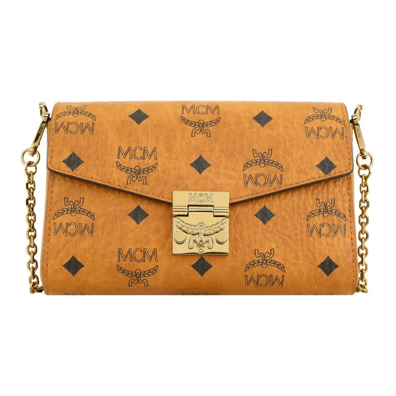 MCM Millie Visetos Coated Canvas Crossbody Bag, Shoulder Bag Small Size Women's-0