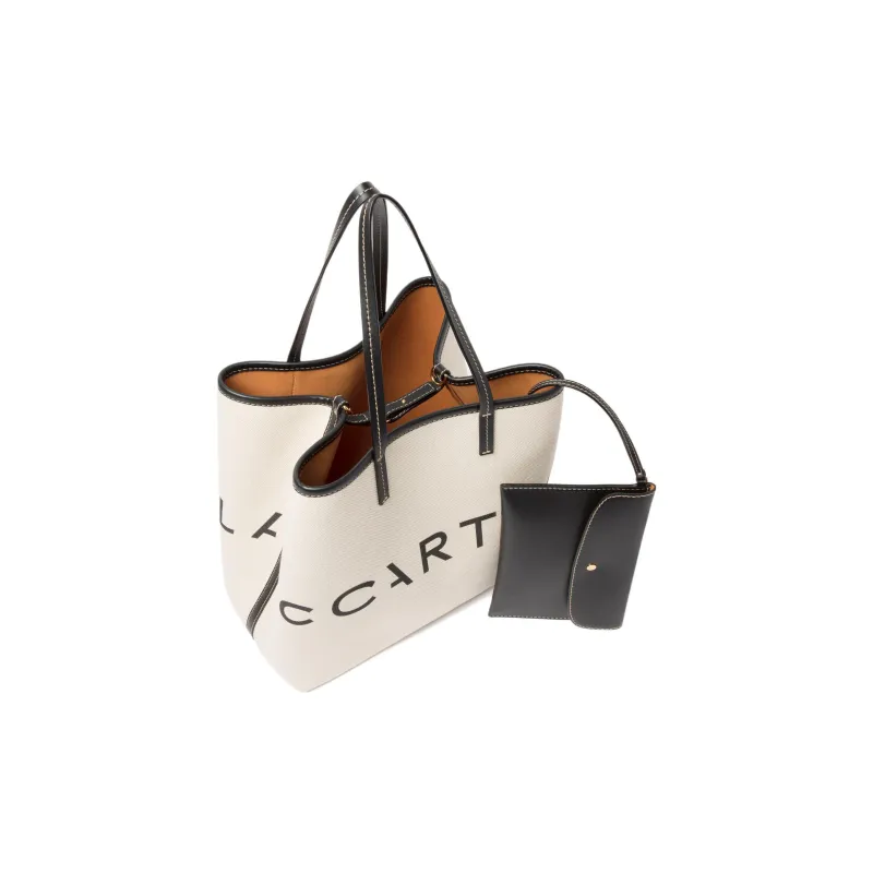 Stella McCartney Logo Printed Tote Bag-4