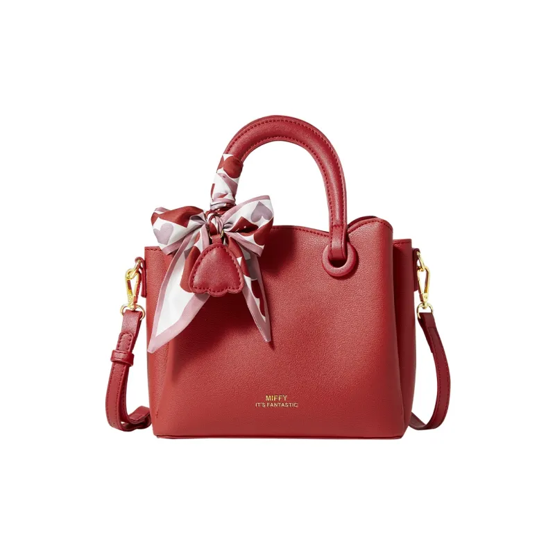 Miffy PU Handbag, Shoulder Bag, Crossbody Bag Women's White/Red-0