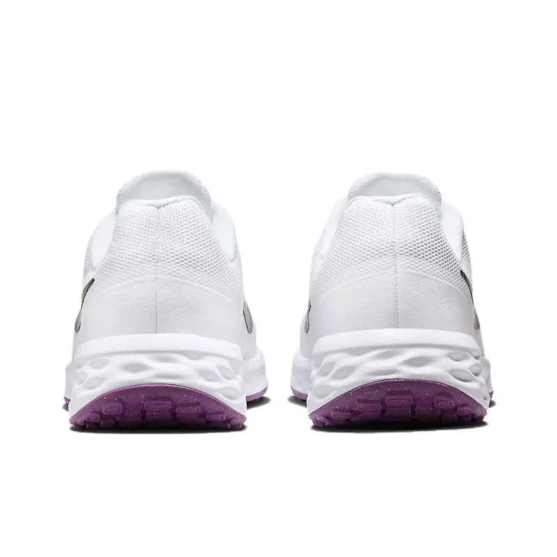 Nike Revolution 6 Wide 'White Vivid Purple' Women's-4