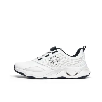 DESCENTE TRAINING Anti Slip Wear Resistant Low Top Training Shoes Unisex White