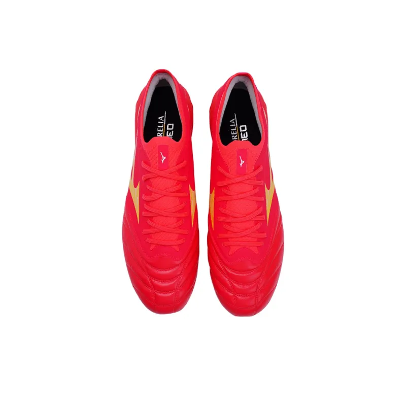 Mizuno Morelia Neo Red Yellow-2