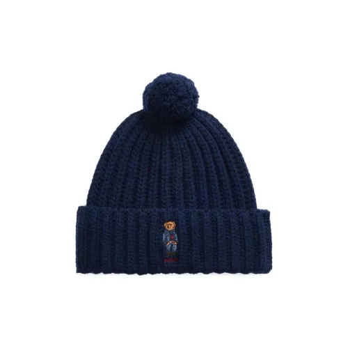 Polo Ralph Lauren Bear Pom-Pom Beanie Hat