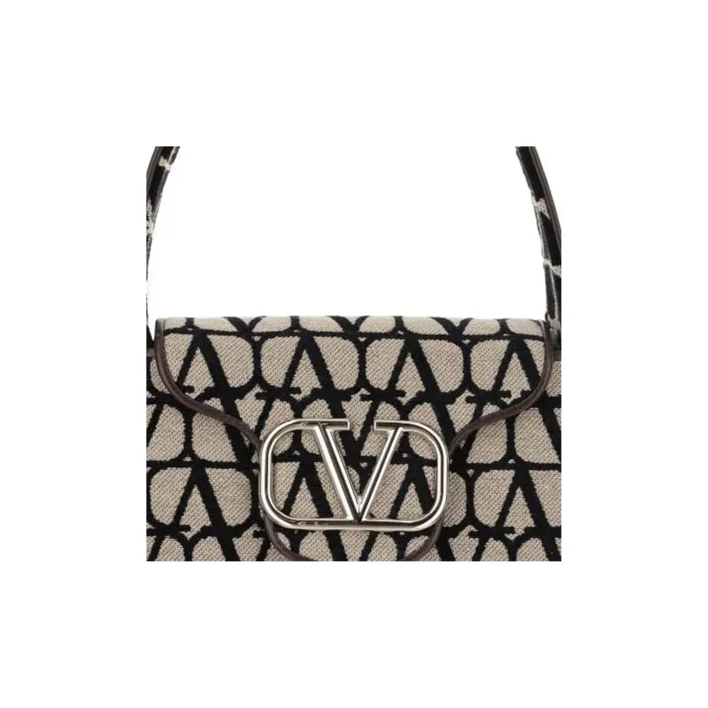 Valentino Cotton Shoulder Bag Regular Women's Multicolor-3