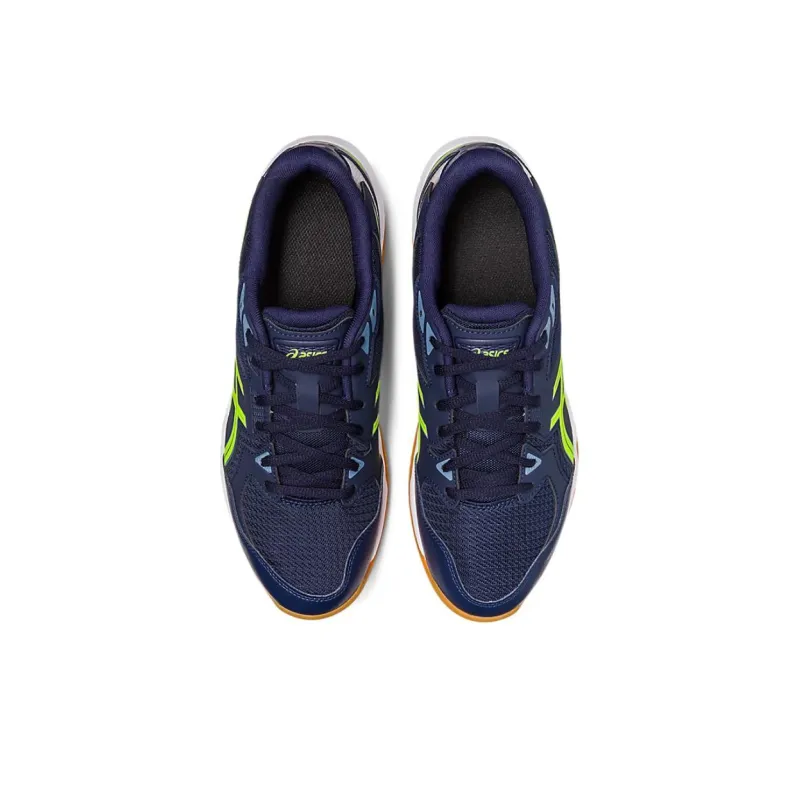 Asics Gel-Rocket 10 Cushioning Anti-Slip And Wear-Resistant Low-Top Training Shoes Unisex Blue Green-4