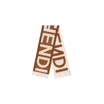 FENDI Knit Scarves Women's Brown