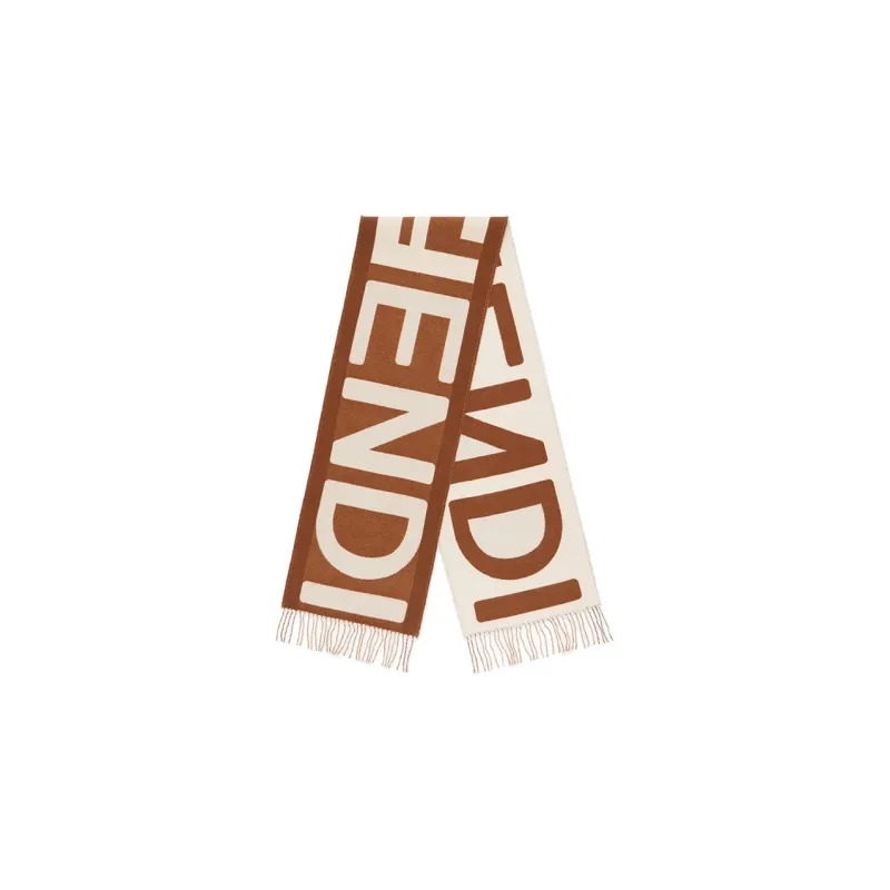 FENDI Knit Scarves Women's Brown-0