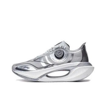 LiNing Jueying 2 Wear Resistant Low Top Nitrogen Technology Running Shoes Unisex Gray