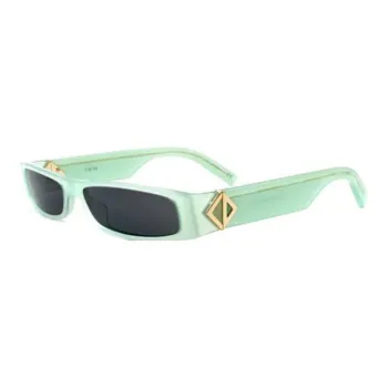 DIOR Acetate Irregular Shape Sunglasses Unisex Green