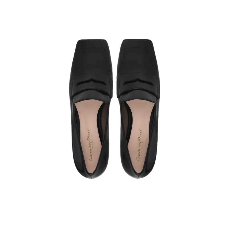GIANVITO ROSSI Christina Loafers Women's Black-3