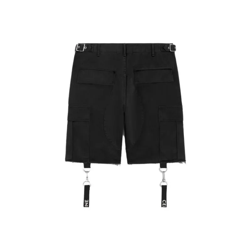 CELINE Casual Shorts Men Black-1