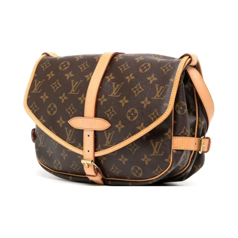 LOUIS VUITTON Pre Owned 1995 Saumur 30 Crossbody Bag-1