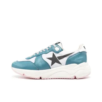 Golden Goose Running Sole Low Top Casual Shoes Women's Blue