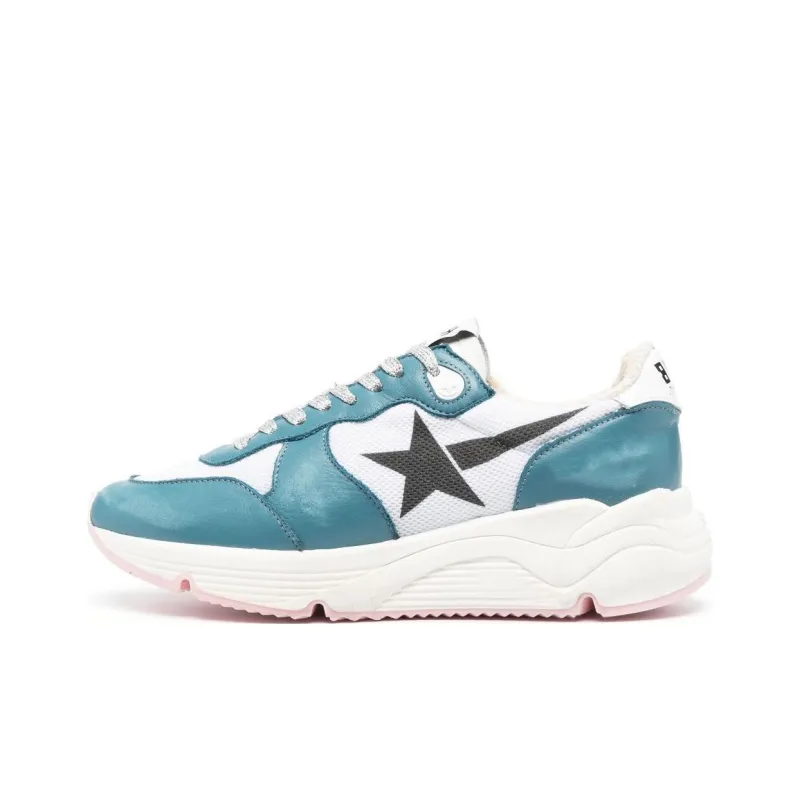 Golden Goose Running Sole Low Top Casual Shoes Women's Blue-0