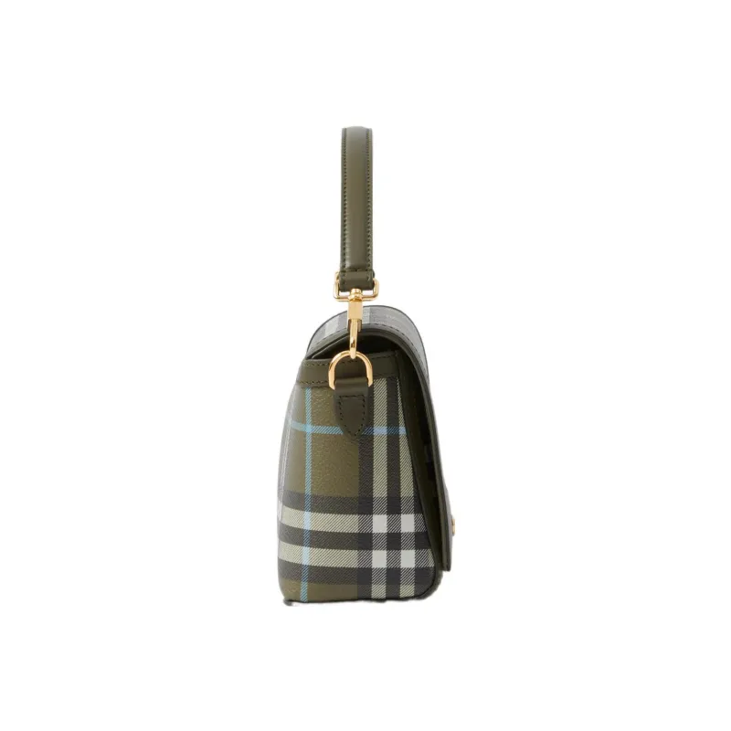 Burberry Canvas Handbag, Shoulder Bag, Crossbody Bag Women's Olive Green-2