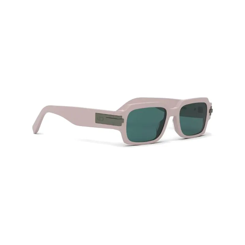 DIOR Acetate Irregular Shape Sunglasses Unisex Pink-1
