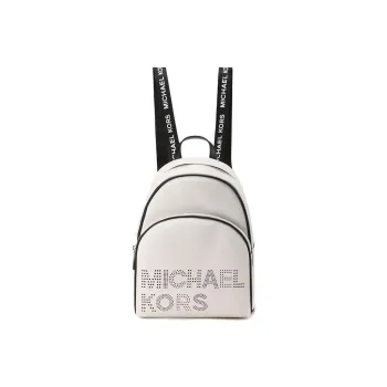 MICHAEL KORS Abbey Artificial Leather Backpack Medium Size Unisex White