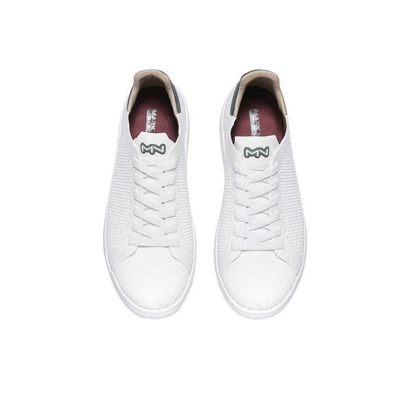 Skechers MARK NASON Breathable And Lightweight Low Top Casual Shoes Men's White-3