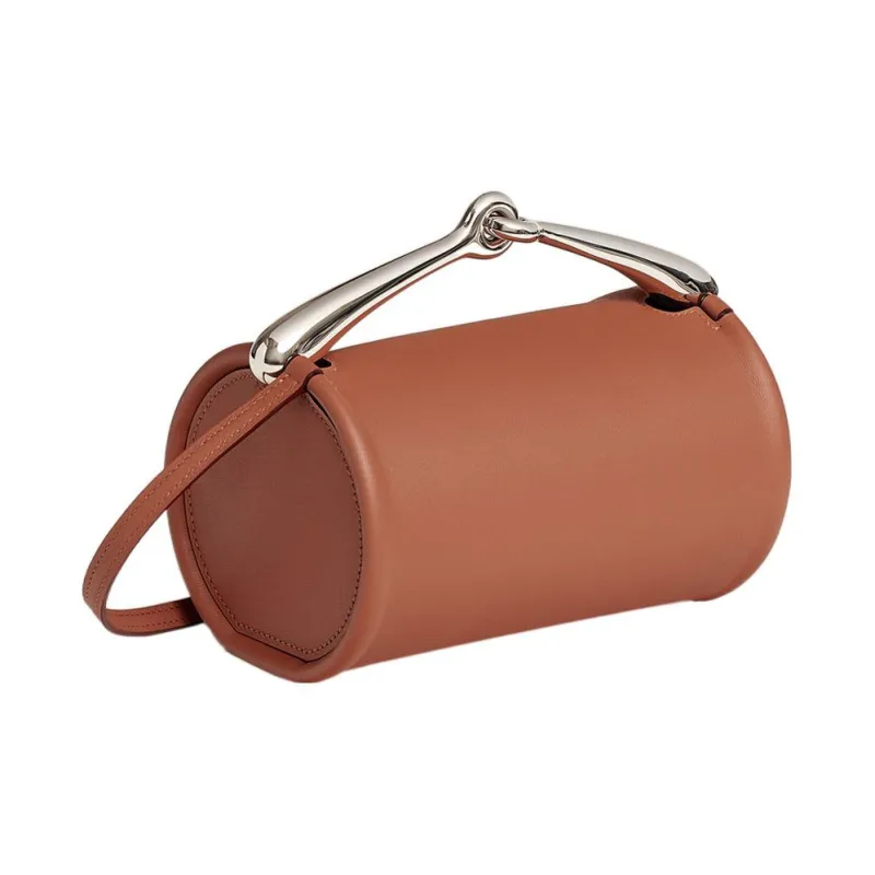 HERMES Maximors Swift Calfskin Crossbody One Shoulder Handbags Women's 6C Copper Red-2