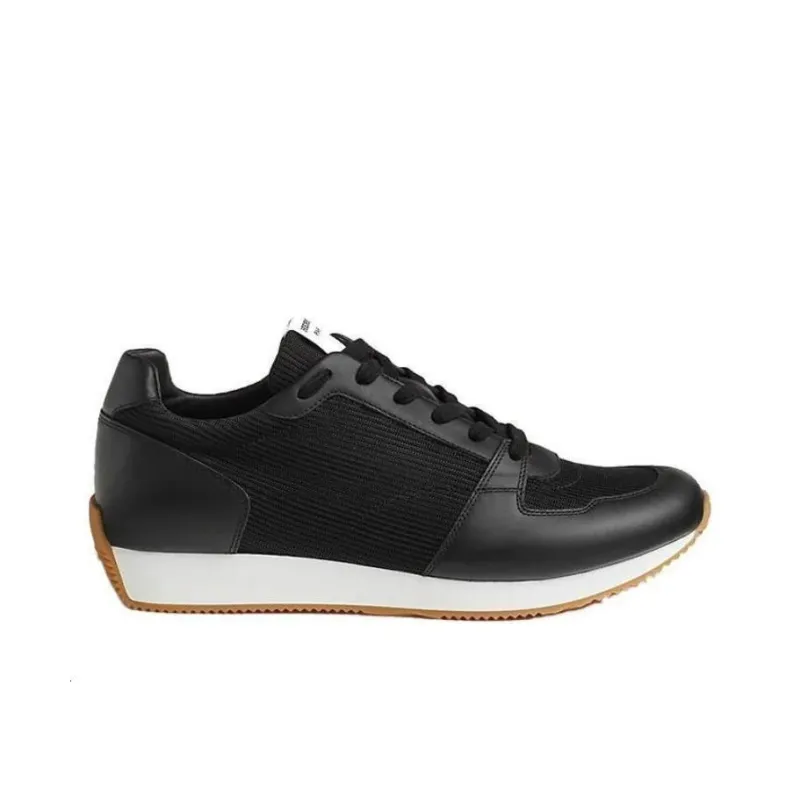 HERMES Escape Breathable Low Top Casual Shoes Men's Black-1