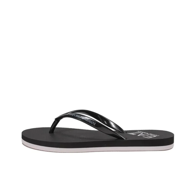 EMPORIO ARMANI EA7 Flip Flops Women's Black-0