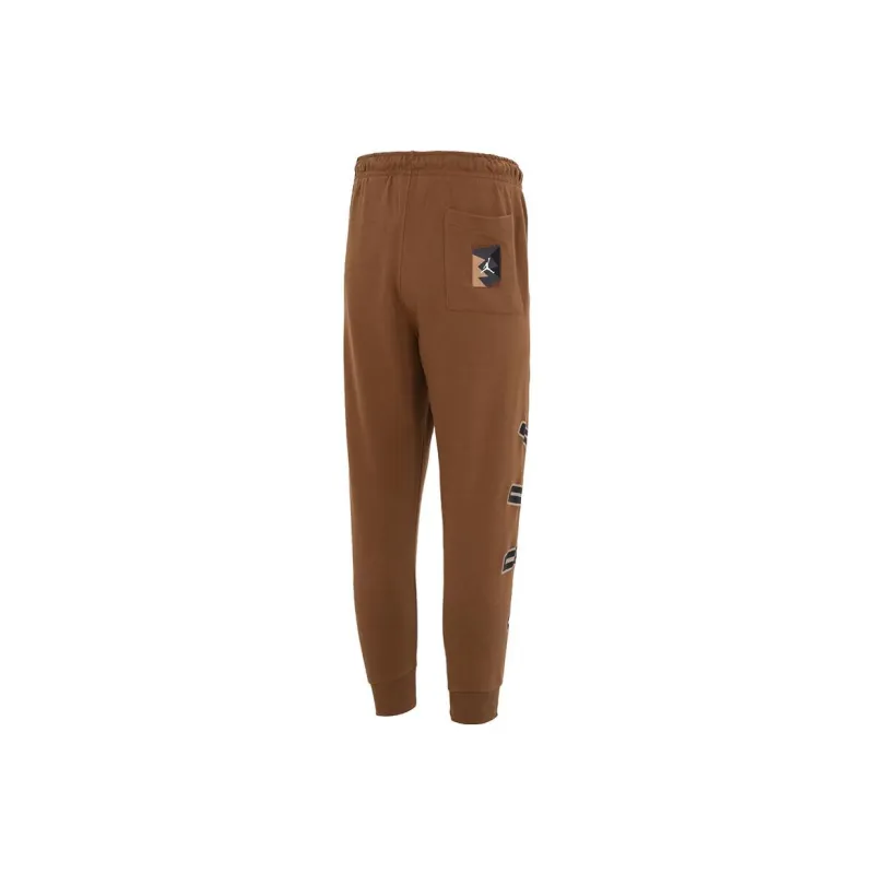 Jordan Flight MVP Knitted Sweatpants Men Brown-1
