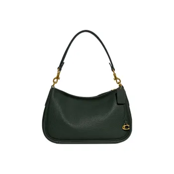 COACH Cary Leather Shoulder Bag Handbag Shoulder Bag Crossbody Bag Large Size Women's Amazon Green