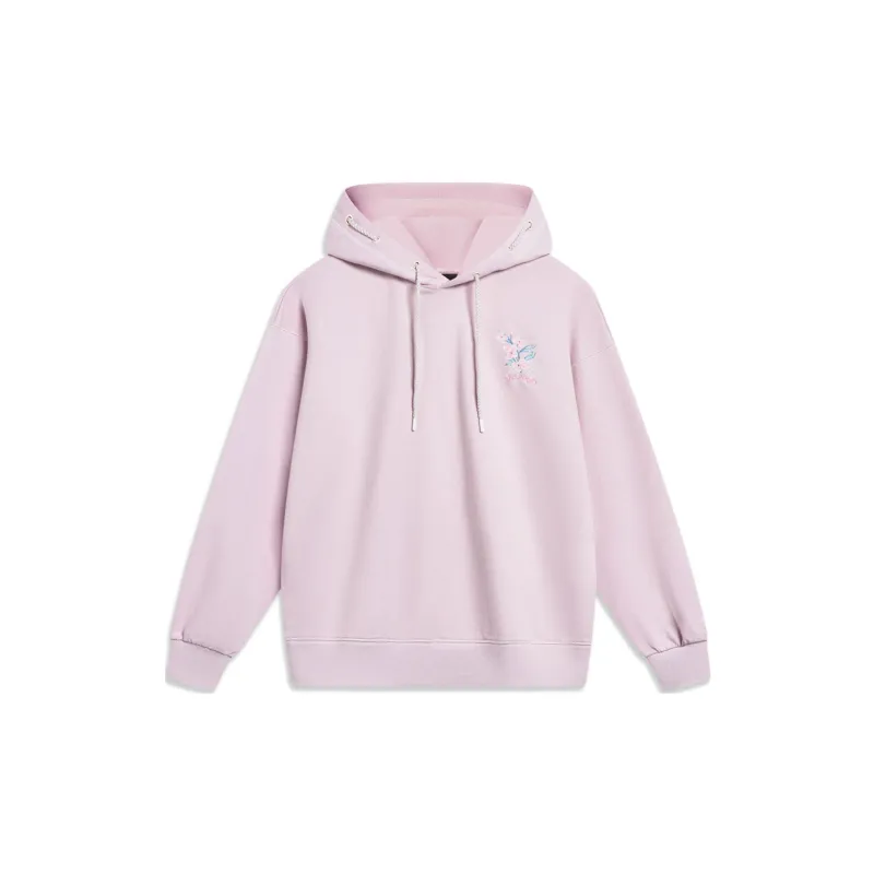 LiNing Sports Trend Series Sweatshirt Women's Dusty Pink Purple-1