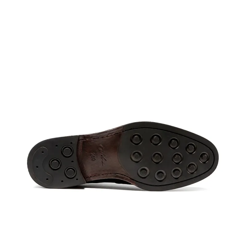 Satchi Dress Shoes Men Low Top Black-5