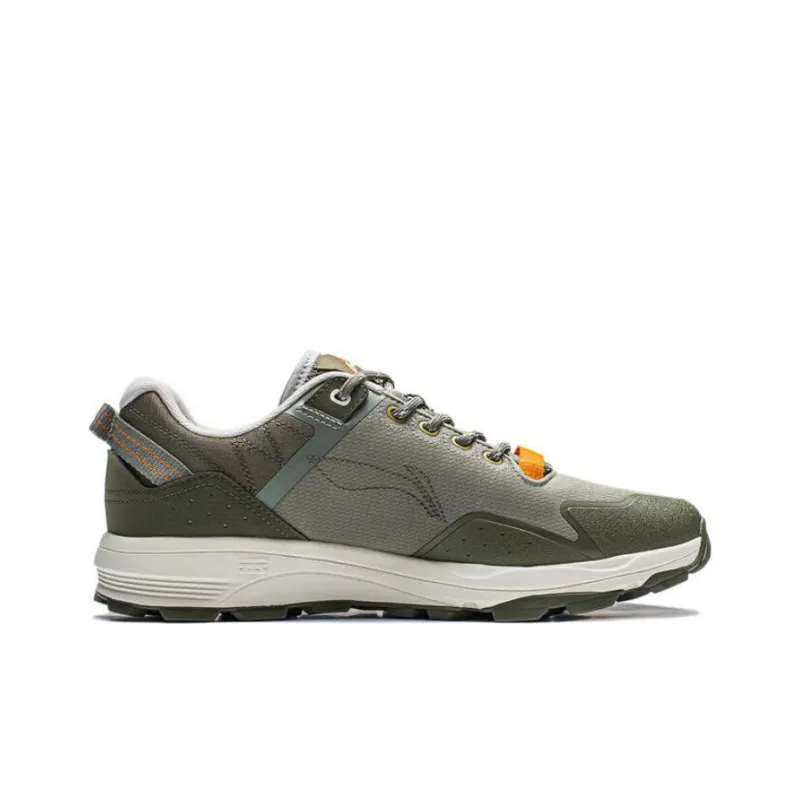 LiNing Gundam Cloud Technology Cushioning Wear Resistant Low Top Running Shoes Men's Green-1