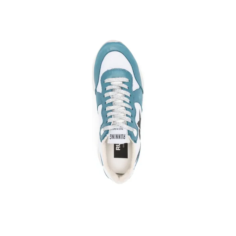 Golden Goose Running Sole Low Top Casual Shoes Women's Blue-4