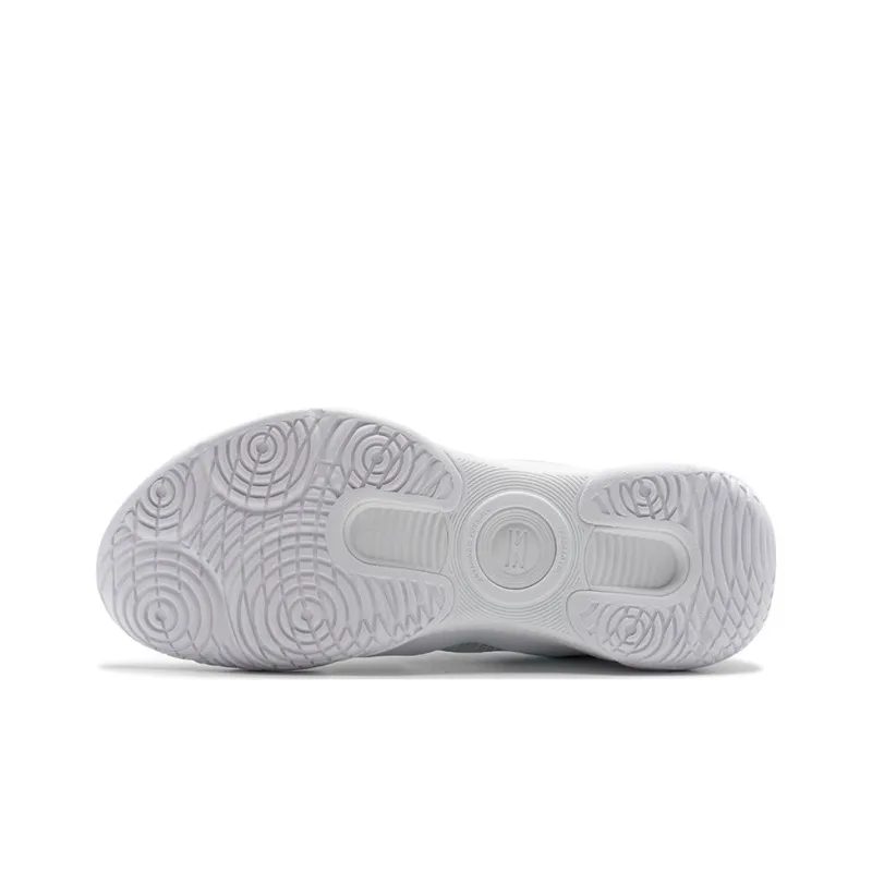 LiNing Gladiator Cushioning Wear Resistant Low Top Badminton Shoes Unisex Standard White-4