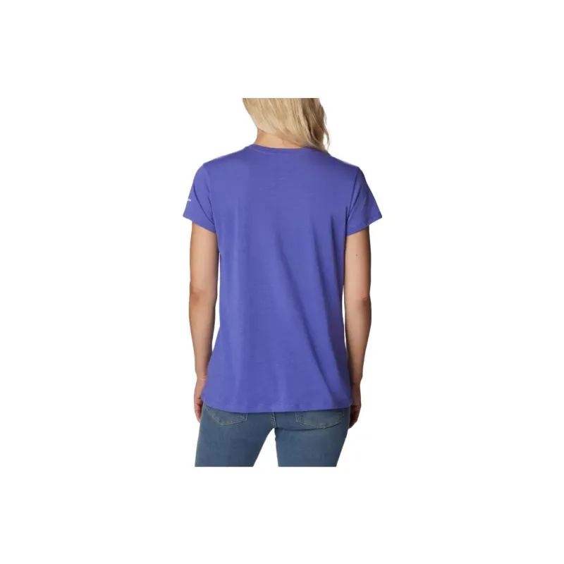 Columbia T Shirts Women's Purple-1