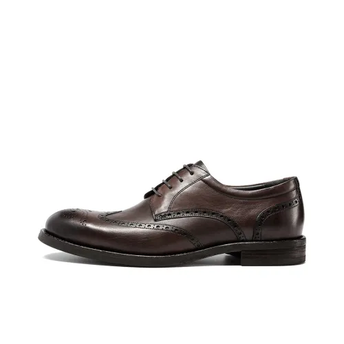 Satchi Dress Shoes Men Low-Top Coffee