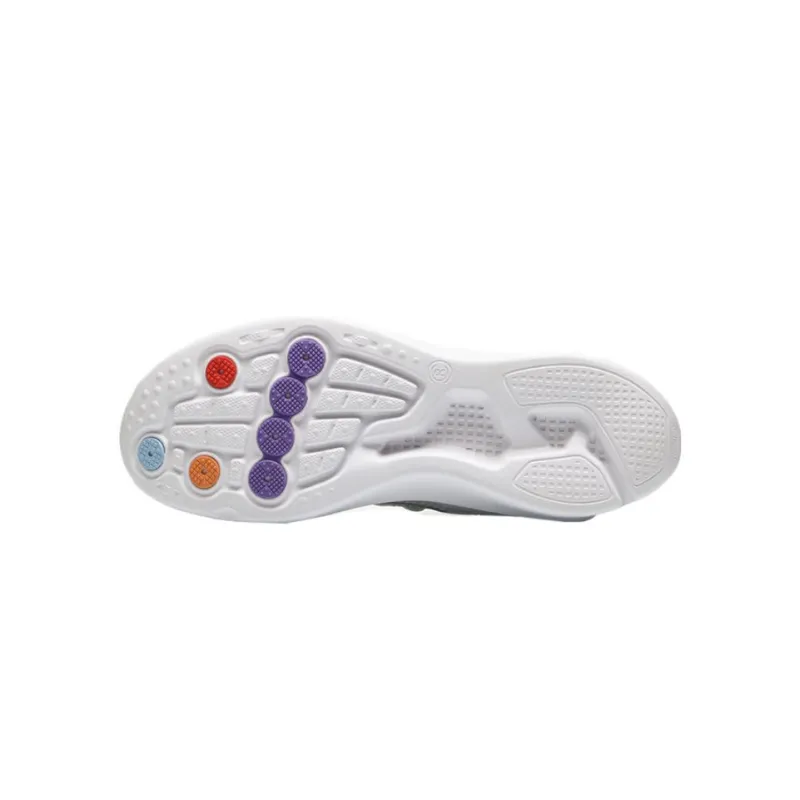 LiNing Anti Slip Wear Resistant Low Top Running Shoes Men's White-2