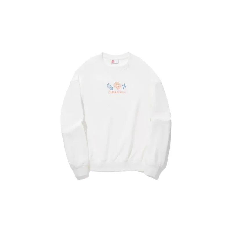 LiNing Sweatshirts Unisex Ivory-1