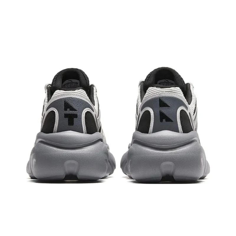 Anta Meowth Shoes Wear Resistant Low Top Casual Shoes Women's Black Gray-3