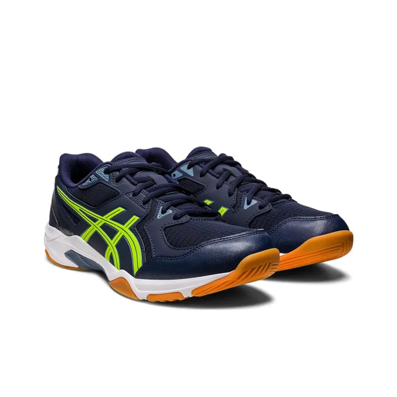 Asics Gel-Rocket 10 Cushioning Anti-Slip And Wear-Resistant Low-Top Training Shoes Unisex Blue Green-2