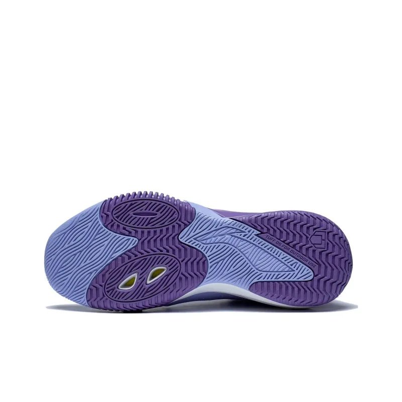 LiNing Storm 2023 Cushioning Anti Slip And Wear Resistant Support Low Top Basketball Shoes Men's Purple-2
