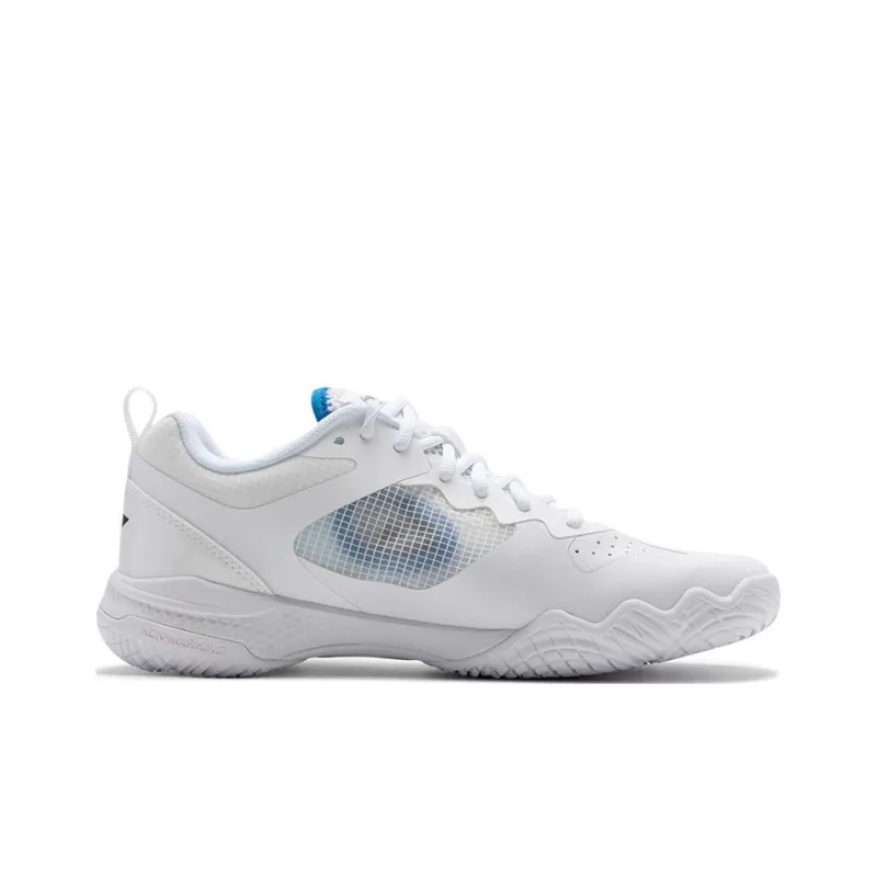 LiNing Gladiator Cushioning Wear Resistant Low Top Badminton Shoes Unisex Standard White-1