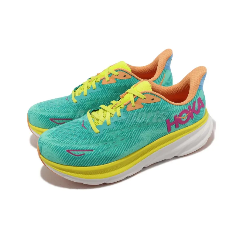 HOKA ONE ONE Clifton 9 2E Wide 'Ceramic Evening Primrose'-2