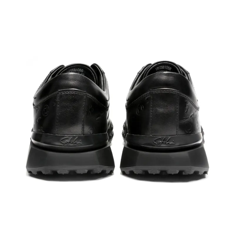 Satchi Stylish Skateboarding Shoes Men's Black-4
